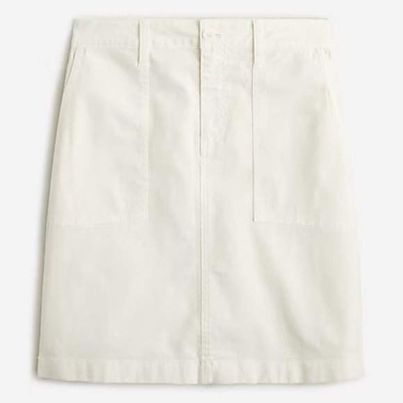 J.Crew NWOT Garment-dyed utility mini skirt - Picture 1 of 2
